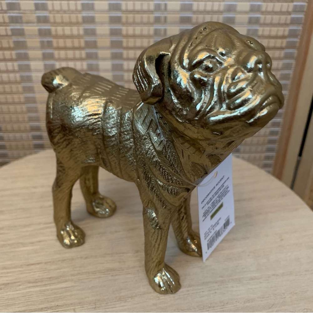 Bulldog Gold Metal figure